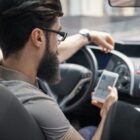 distracted driver hits