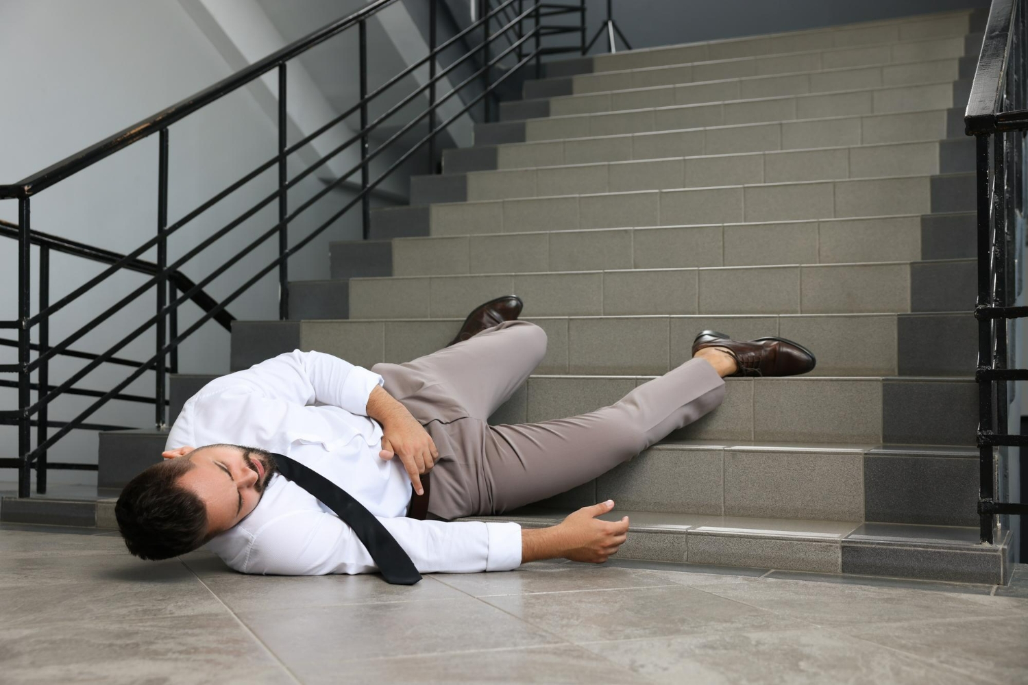 Slip and fall compensation